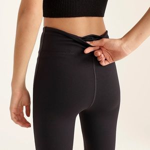 Black J Crew Biker Short with Signature Flex